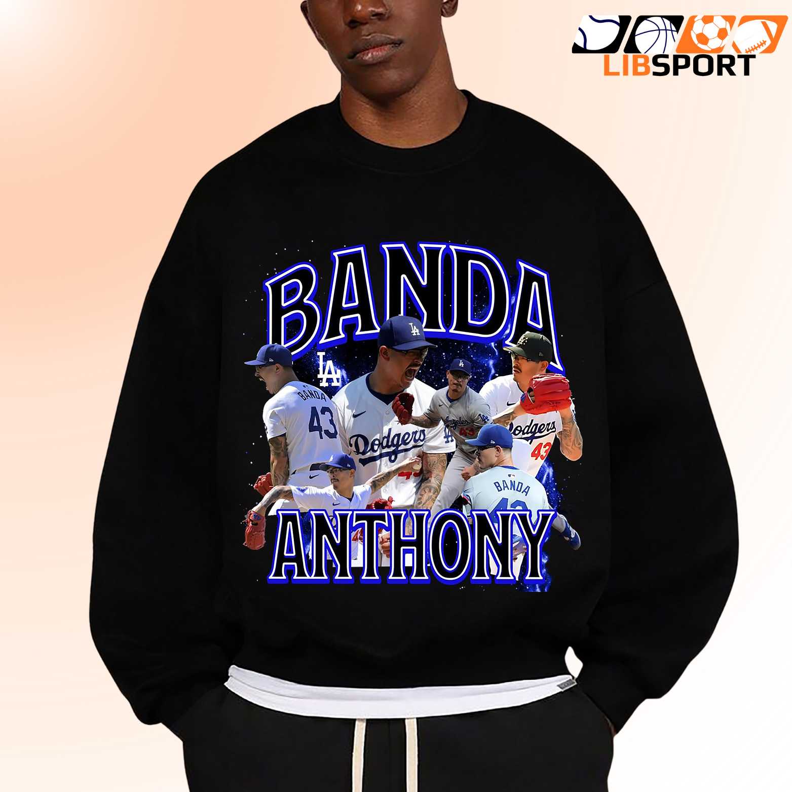 Anthony Banda T Shirt, Los Angeles Dodgers Baseball Streetwear Tee